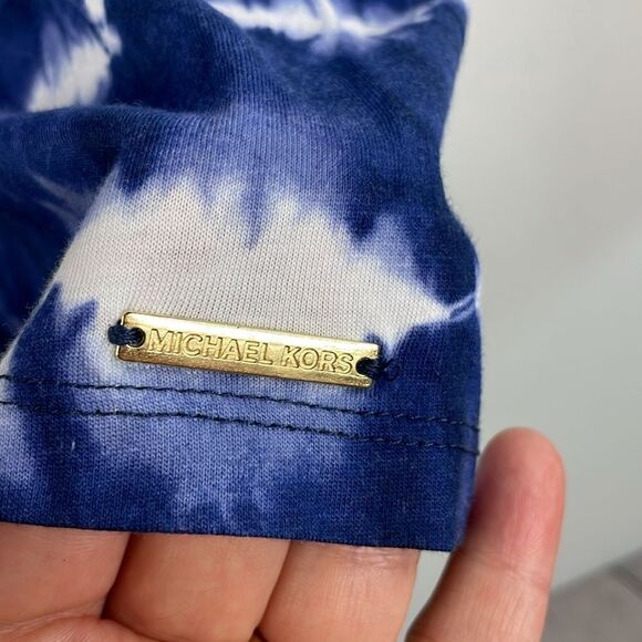 Michael Michael Kors Tie Dye Bell Sleeves w/ Ruffles Pull over round neck Small - Picture 5 of 13